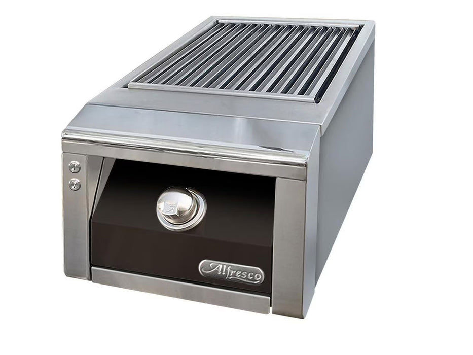 Alfresco Built-In Sear Zone Side Burner in Jet Black Gloss - AXESZ-S9005