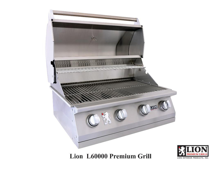 Lion L60000 32-Inch 4 Burner Built-In Gas Grill