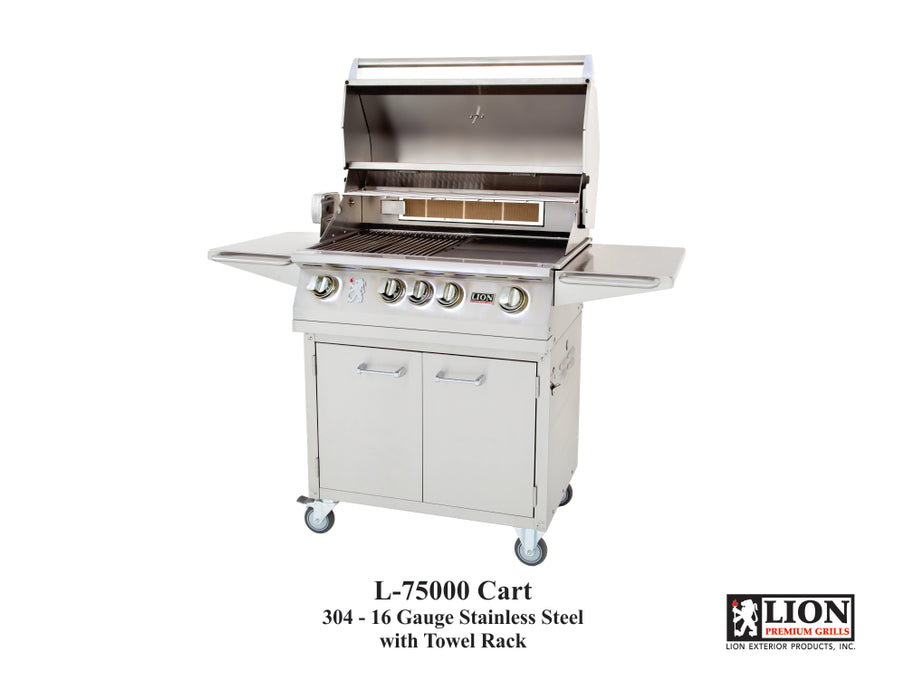 Lion L75000 32-Inch 4 Burner Freestanding Gas Grill