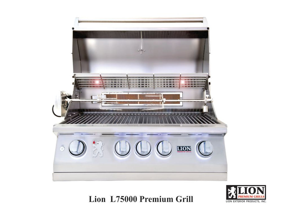 Lion L75000 32-Inch 4 Burner Built-In Gas Grill