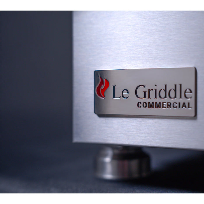 Le Griddle Commercial Series 105 Gas Griddle with 6mm Plate - OML105C6