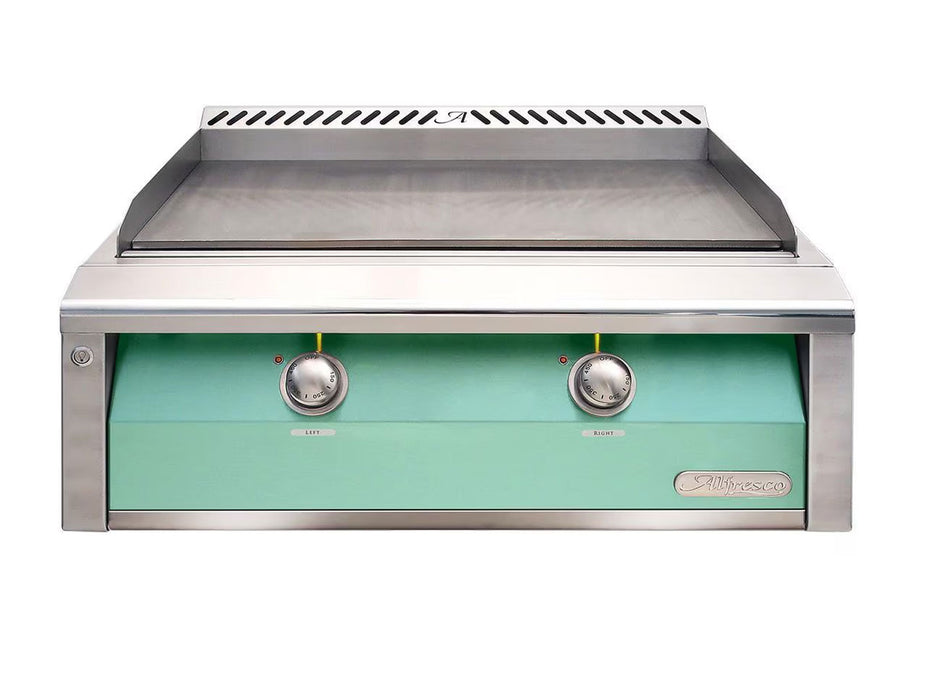 Alfresco 30-Inch Built-In Griddle in Light Green - AXE-30GT-S6027