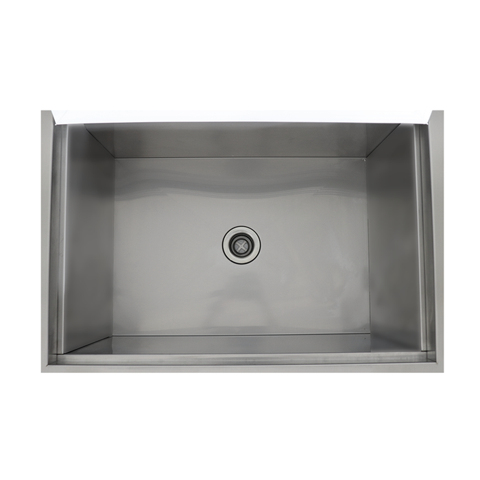 RCS Valiant Series 24-Inch Stainless Steel Drop-In Cooler Ice Container w/ Hinged Lid - VIC2