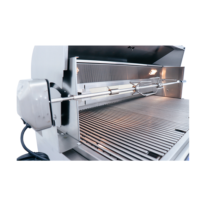 RCS Cutlass Pro 38 Inch Built-In Gas Grill w/ Ceramic Briquette Tray Flame Tamers - RON38B
