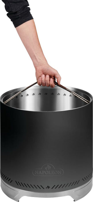 Timberwolf® Smokeless Fire Pit Matte Black 18 inch - NWFPMTI-PHM