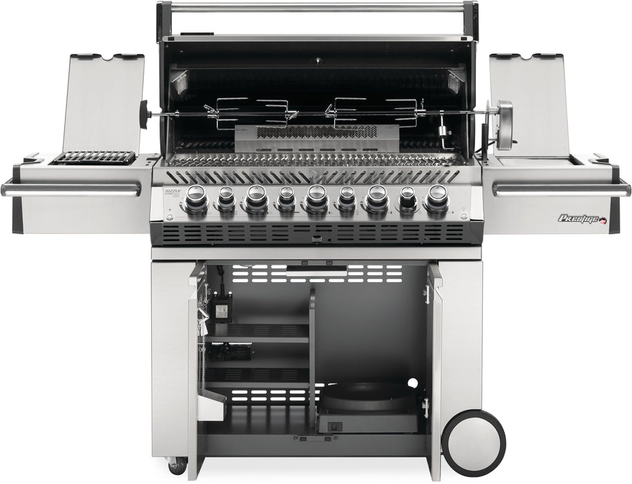 Napoleon Prestige PRO 665 5-Burner Natural Gas Grill w/ Rotisserie & Side Burner