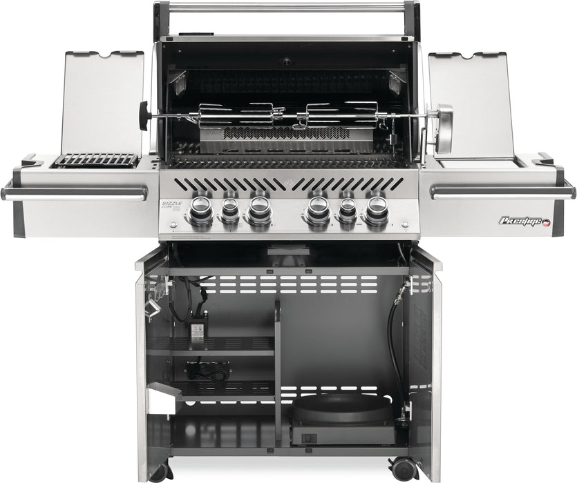 Napoleon Prestige PRO 500 4-Burner Propane Grill w/ Rotisserie & Side Burner