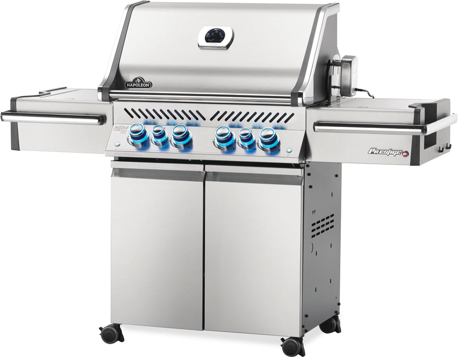 Napoleon Prestige PRO 500 4-Burner Propane Grill w/ Rotisserie & Side Burner