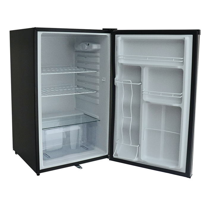 RCS Compact Refrigerator With Recessed Handle - Stainless Steel - REFR1A