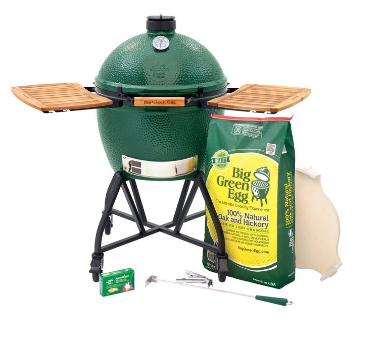 XL Big Green Egg in an intEGGrated Nest+Handler with Mates Package