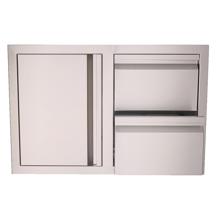 RCS Valiant Double Soft Close Drawer & Left Hinge Door Combo - VDC1SCL
