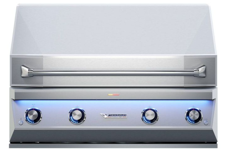 Twin Eagles Eagle One 42-Inch 3-Burner Built-In Grill with Sear Zone & Infrared Rotisserie Burner