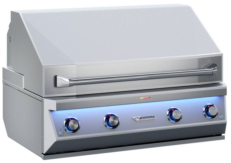 Twin Eagles Eagle One 42-Inch 3-Burner Built-In Grill with Sear Zone & Infrared Rotisserie Burner