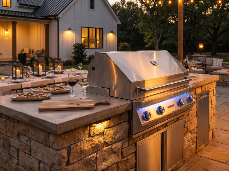 Twin Eagles Eagle One 42-Inch 3-Burner Built-In Grill with Sear Zone & Infrared Rotisserie Burner
