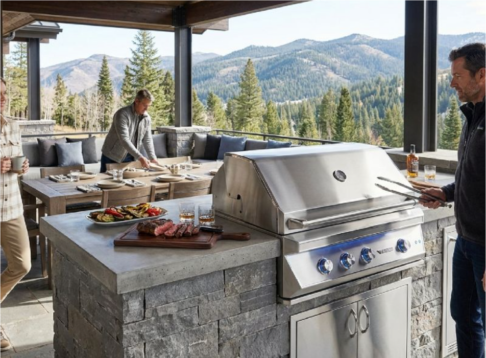 Twin Eagles 36-Inch 3-Burner Built-In Gas Grill with Infrared Rotisserie Burner