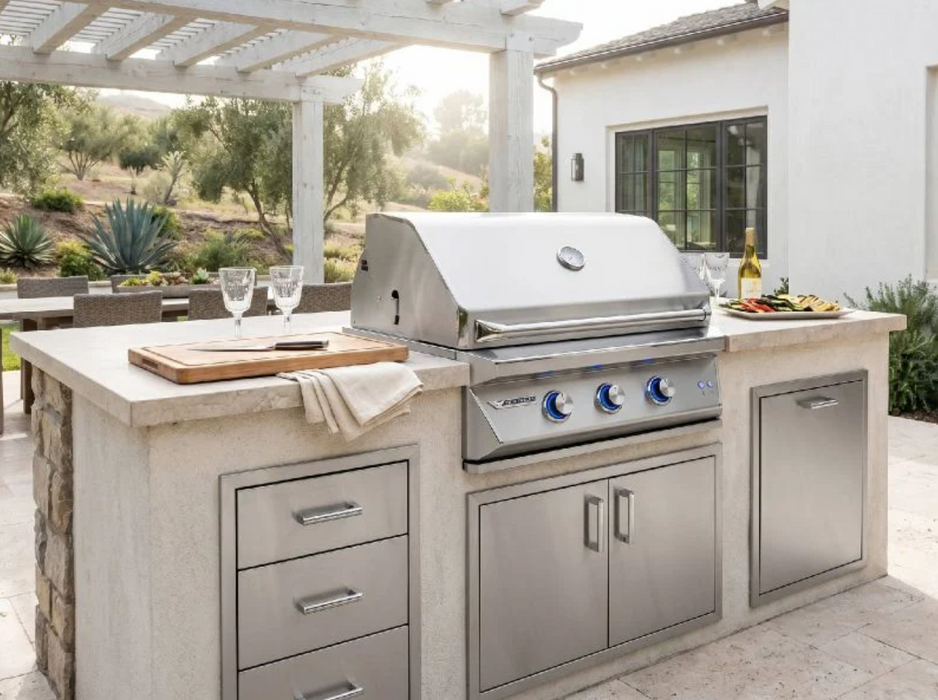 Twin Eagles 30-Inch 2-Burner Built-In Gas Grill with Infrared Rotisserie Burner