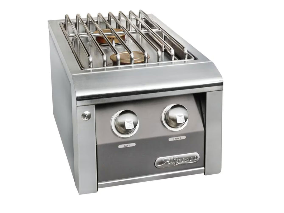 Alfresco Double Side Burner For Built-In Grills in Signal Grey- AXESB-2-S7004