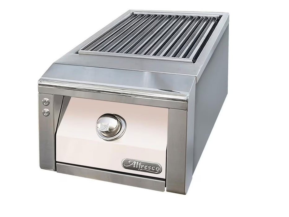 Alfresco Built-In Sear Zone Side Burner in Signal White Gloss - AXESZ-S9003