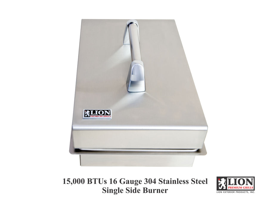 Lion Stainless Steel Drop In Single Side Burner - L5631