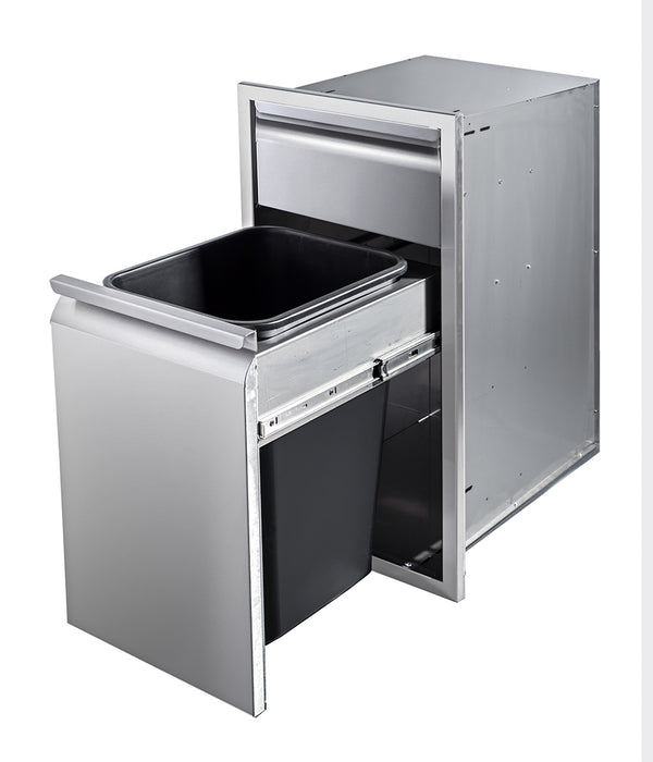 Memphis 15" Single Drawer with Trash - VGC15BWB1