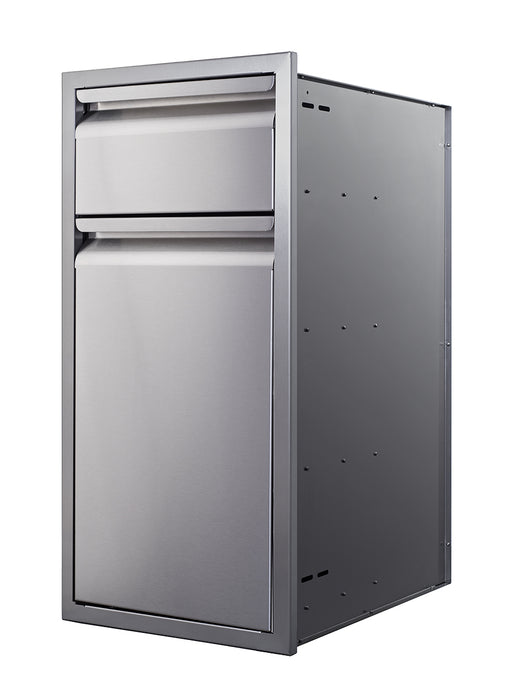 Memphis 15" Single Drawer with Trash - VGC15BWB1