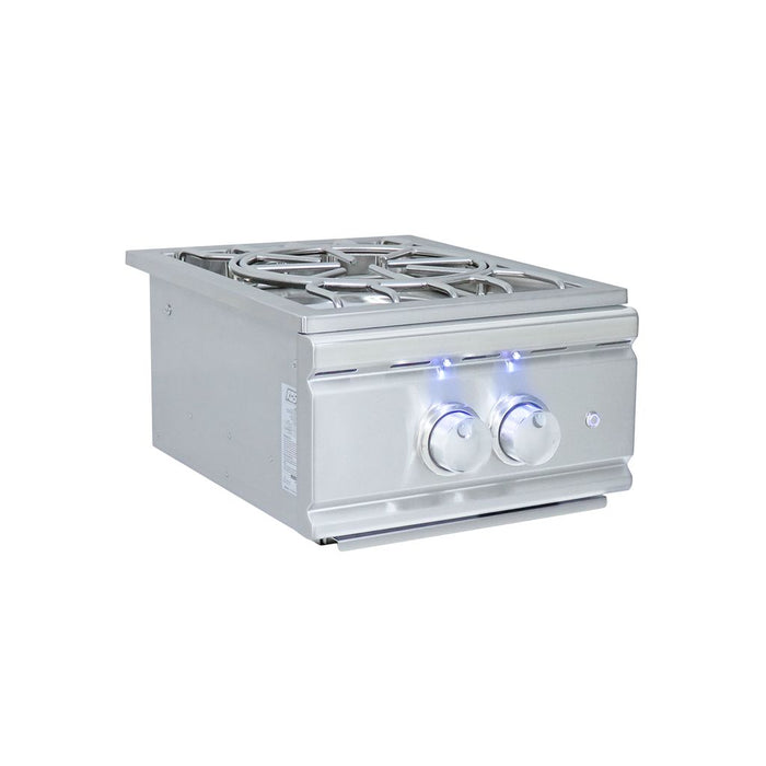 RCS Pro Series Built-In Power Burner W/ Stainless Steel Lid - RSB3A