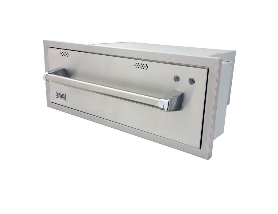 Lion 30-Inch Built-In 120V Electric Stainless Steel Warming Drawer - WD256103