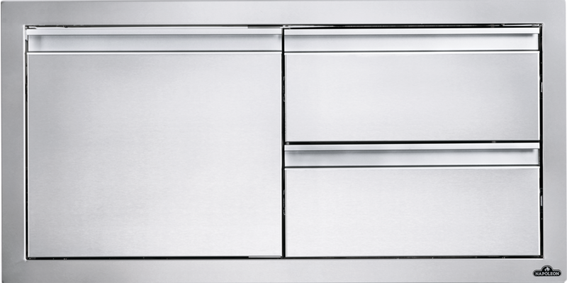 Napoleon 36-Inch Stainless Steel Single Door and Double Drawer Combo
