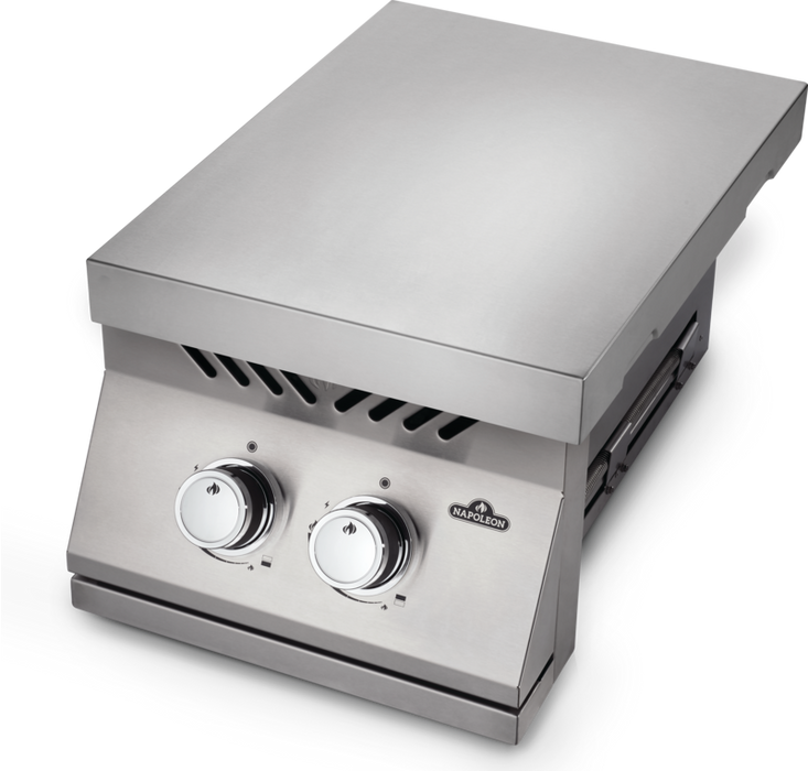 Napoleon Built-In 500 Series Inline Dual Range Top Burner with Stainless Steel Cover