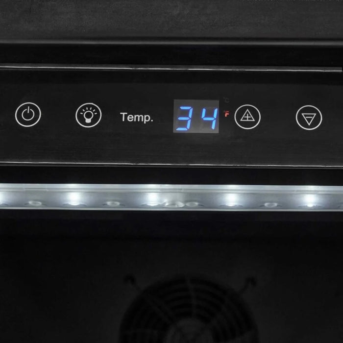 Coyote 21 Inch 4.1 Cu. Ft. Outdoor Rated Left Hinge Built-In Refrigerator - C121R-S-L