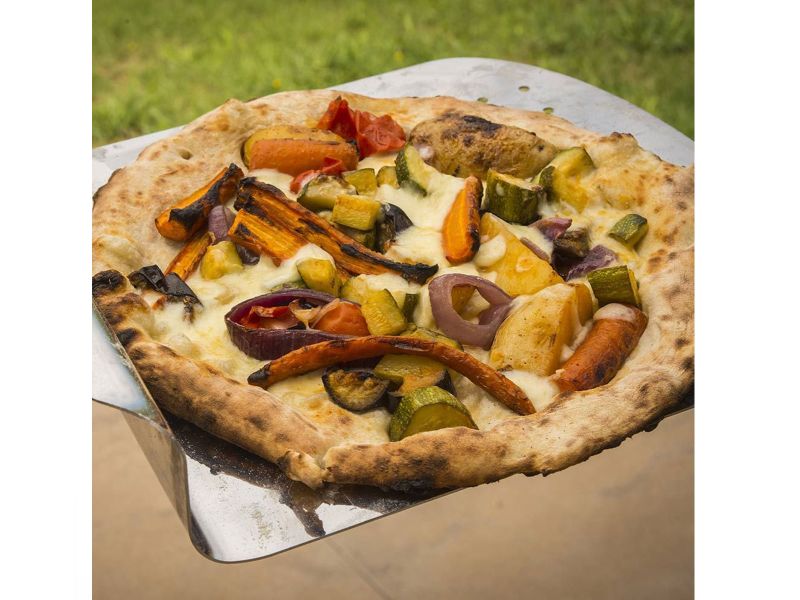 Alfa Nano 1 Pizze 23-Inch Wood-Fired Pizza Oven and Oven Base - Copper Base