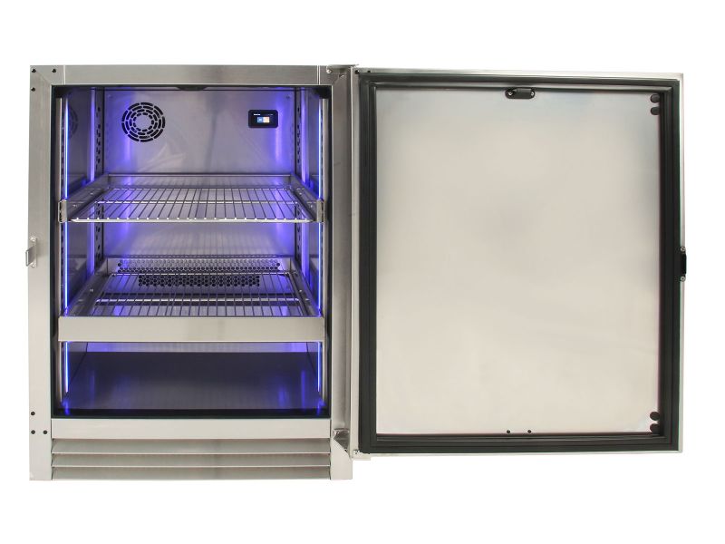 Alfresco 24-Inch 5.67 Cu. Ft. PolarCore™ Undercounter Outdoor Rated Refrigerator