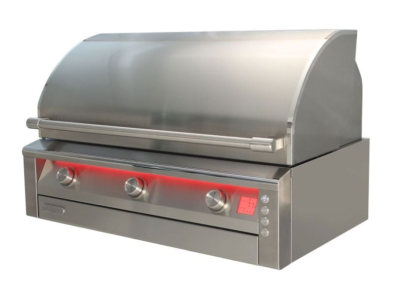 Alfresco AIPG 42-Inch Intelligent Built-In Gas Grill with Rotisserie - AIPG-42