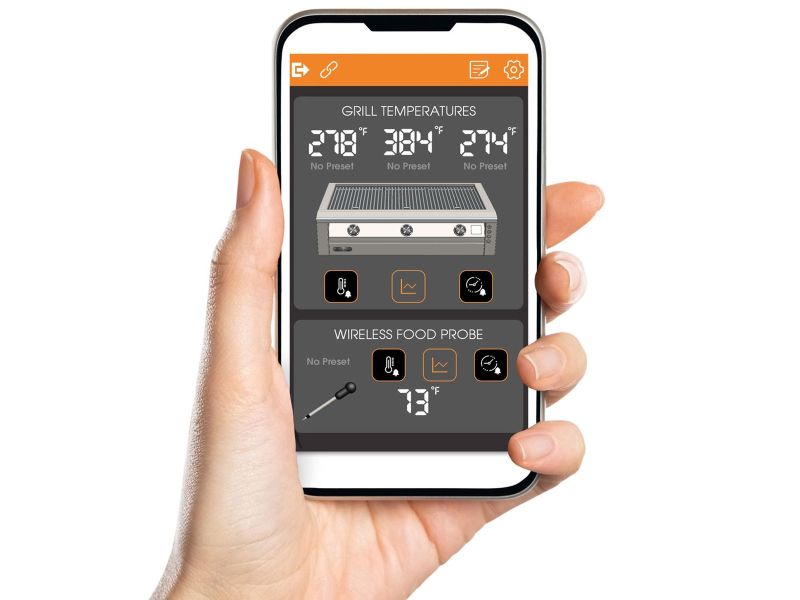 Alfresco AIPG 42-Inch Intelligent Built-In Gas Grill with Rotisserie - AIPG-42