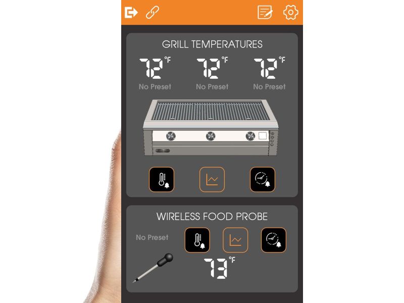 Alfresco AIPG 42-Inch Intelligent Built-In Gas Grill with Rotisserie - AIPG-42