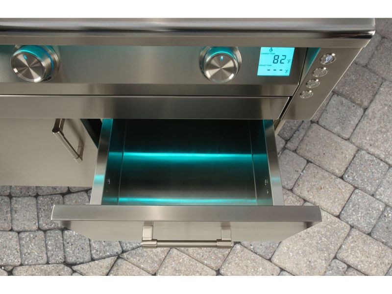 Alfresco AIPG 42-Inch Intelligent Built-In Gas Grill with Rotisserie - AIPG-42