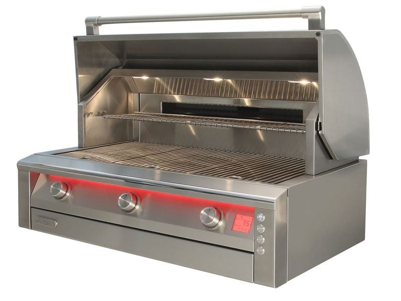 Alfresco AIPG 42-Inch Intelligent Built-In Gas Grill with Rotisserie - AIPG-42