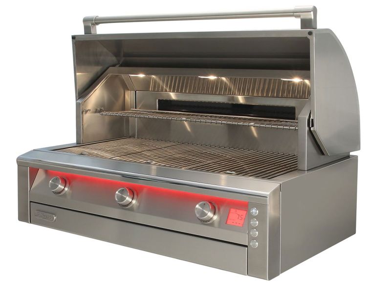 Alfresco AIPG 36-Inch Intelligent Built-In Gas Grill with Rotisserie - AIPG-36