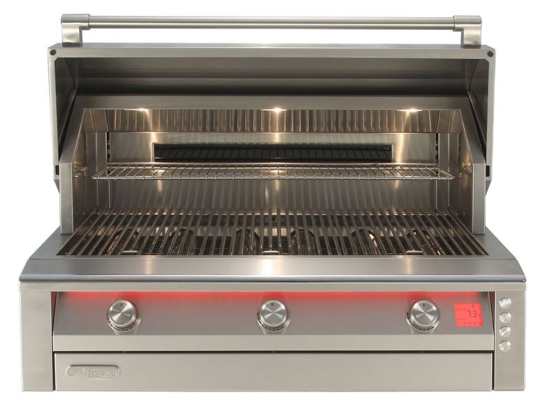 Alfresco AIPG 42-Inch Intelligent Built-In Gas Grill with Rotisserie - AIPG-42