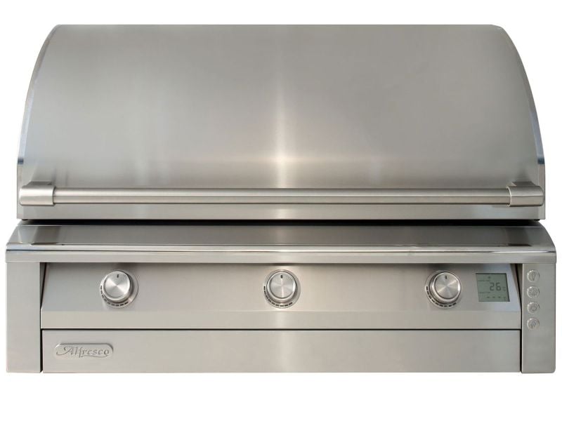 Alfresco AIPG 42-Inch Intelligent Built-In Gas Grill with Rotisserie - AIPG-42