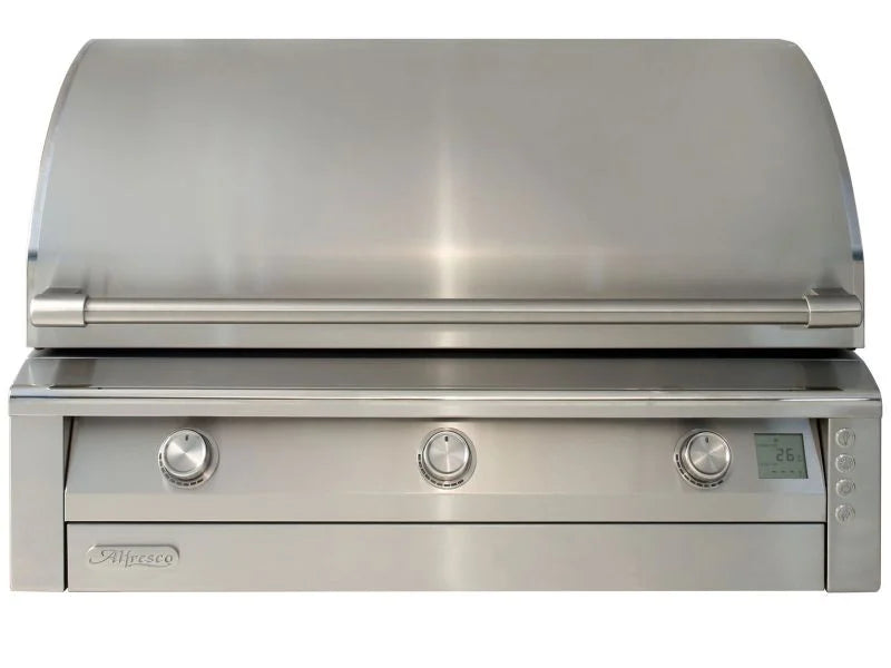 Alfresco AIPG 36-Inch Intelligent Built-In Gas Grill with Rotisserie - AIPG-36