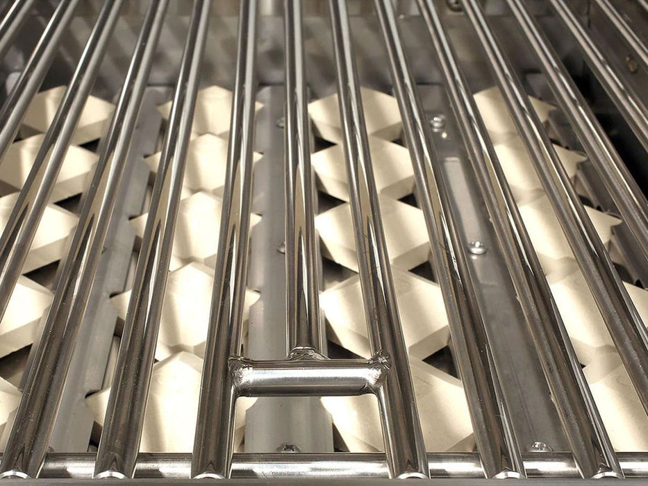 Alfresco ALXE 56-Inch Freestanding Deluxe Grill With Sear Zone, Rotisserie, And Side Burner in Stainless Steel - ALXE-56SZC