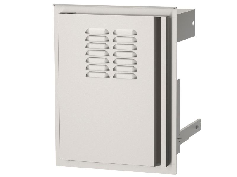American Outdoor Grill 14-Inch Vertical Left Hinge Access Door With Tank Tray & Louvers