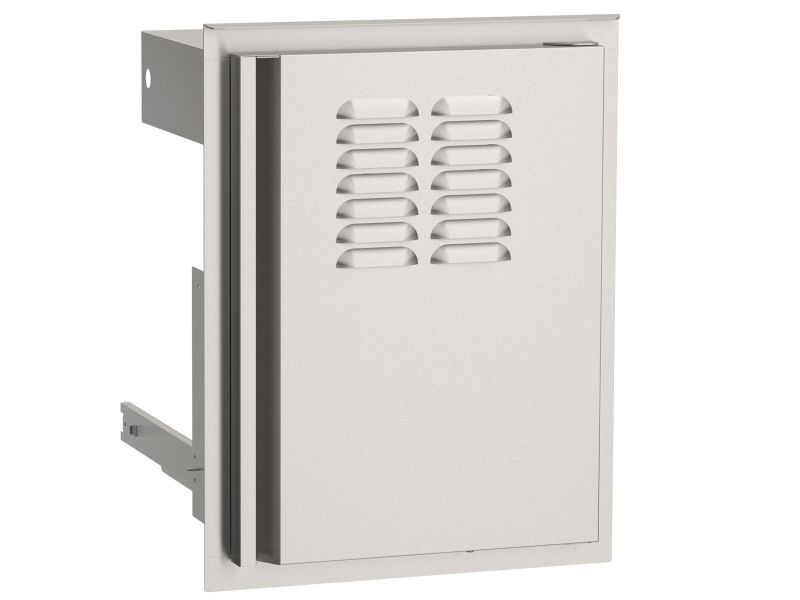 American Outdoor Grill 14-Inch Vertical Right Hinge Access Door With Tank Tray & Louvers