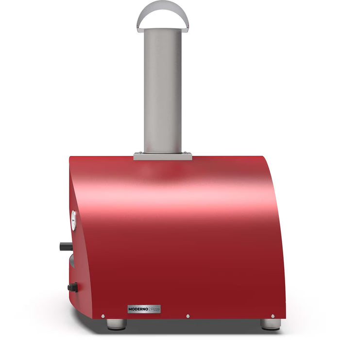 Alfa Moderno 2 Pizze Gas Pizza Oven - Ruby Red