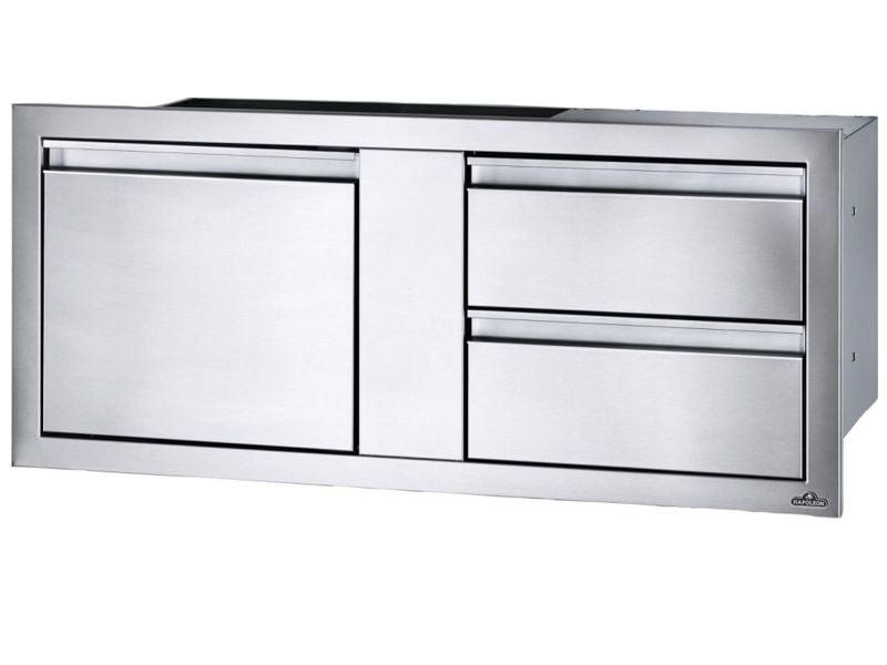 Napoleon 42-Inch Stainless Steel Single Door and Double Drawer Combo