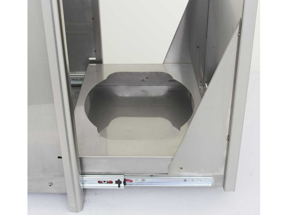 Blaze 20-Inch Stainless Steel Roll-Out Trash / Propane Tank Drawer - BLZ-TRLP-DRW-H