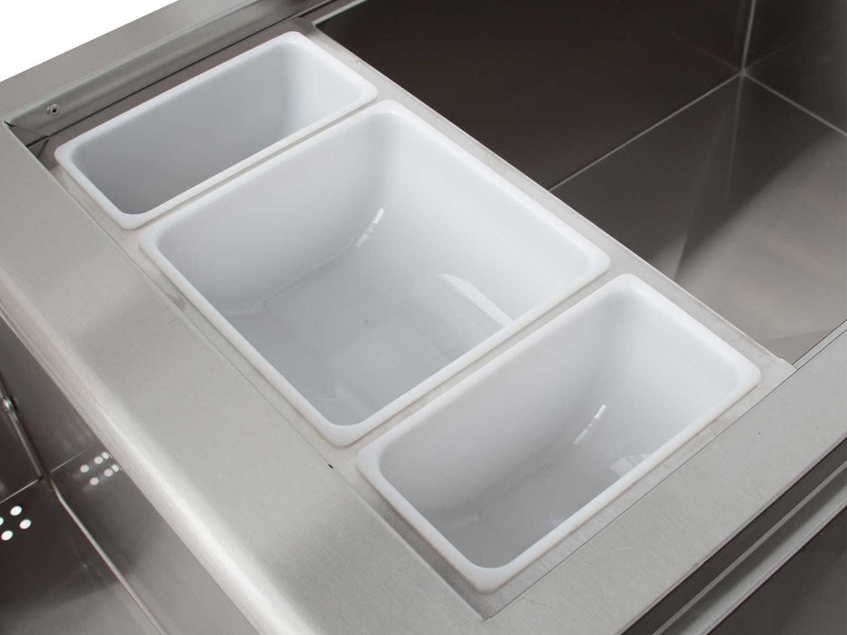 Blaze 30-Inch Beverage Center w/ Sink & Ice Bin Cooler - BLZ-30CKT-SNK