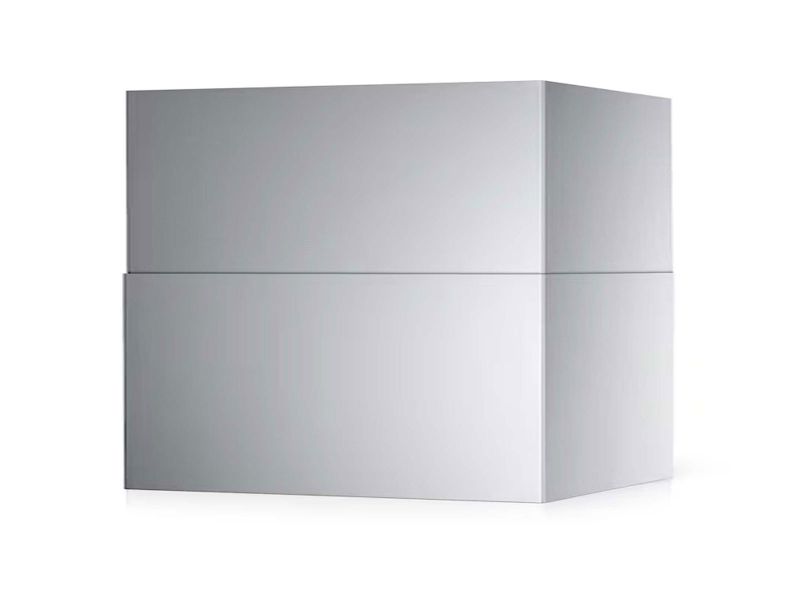 Blaze Low-Ceiling Extendable Vent Hood Duct Cover for 48-Inch Vent Hood - BLZ-48-VHOOD-DCVR-12