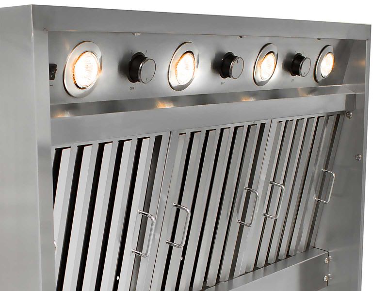 Blaze 48-Inch Stainless Steel Outdoor Vent Hood - BLZ-48-VHOOD
